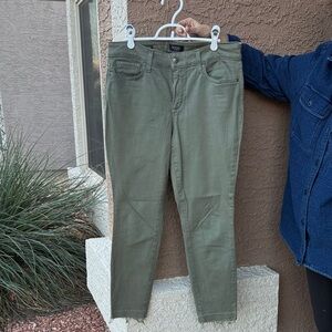 NYDJ Women's Green Skinny Jeans